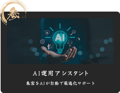 参 AI運用アシスタント 集客をAIが自動で最適化サポート